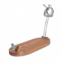 SOPORTE JAMON GIRATORIO PLEGABLE 3 CLAVELES