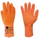 GUANTES JOMITEX LATEX NARANJA