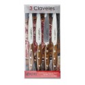 SET 4 CUCHILLOS CHULETEROS WAGYU 3 CLAVELES