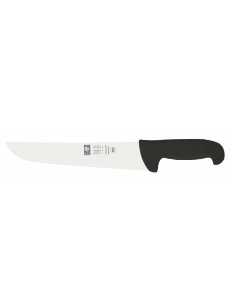Cuchillo Carnicero Safe de Icel 24 cm Negro - Cuchillerías Sabín