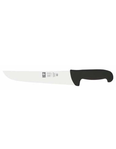 Cuchillo Carnicero Safe de Icel 20 cm Negro - Cuchillerías Sabín